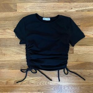 Popular 21 Black Crop Top
